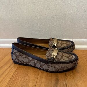 Coach Brown and Black Loafers